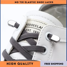 No Tie Elastic Shoe Laces Tieless Shoelaces For Adults Kids Sneakers Trainers