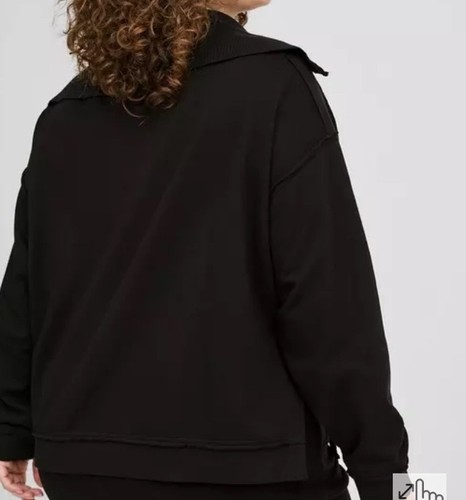 Sudadera Torrid Cuello en V Súper Suave Talla 00 (10) Mediana Recortada - Imagen 3 de 14