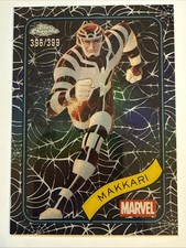 2025 Topps Chrome Marvel Makkari SPIDER WEB REFRACTOR #'d /399 #114