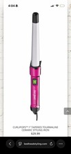 Bed Head Curlipops 1" Tourmaline Ceramic Curling Wand Pink