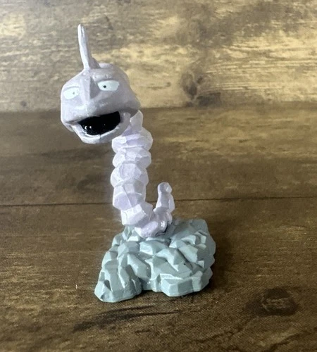 1999 Nintendo Pokemon TOMY Onix CGTSJ 2" inch Mini Figure Toy Collectible Clean