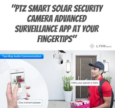 PTZ SOLAR Security 4MP HD Camera 12m AI Human Detection,2-Way Audio, Wi-Fi, APP