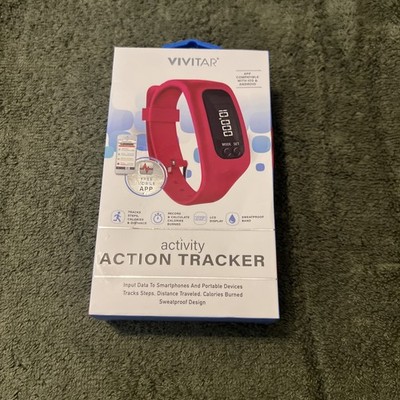 Vivitar Activity Action Tracker, Bluetooth, Sweatproof Design