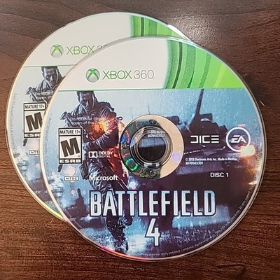 Battlefield 4 Microsoft Xbox 360 2013 Discs Only No Manual Tested
