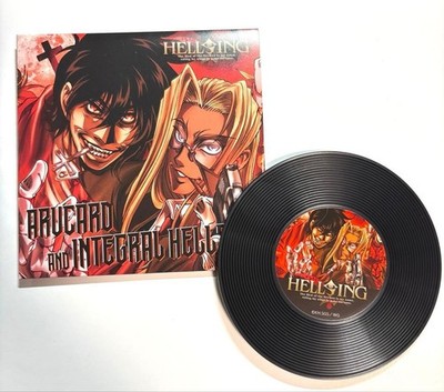 HELLSING Alucard Integra Record Coaster