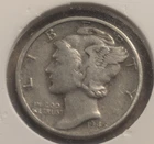 1945-D MERCURY DIME