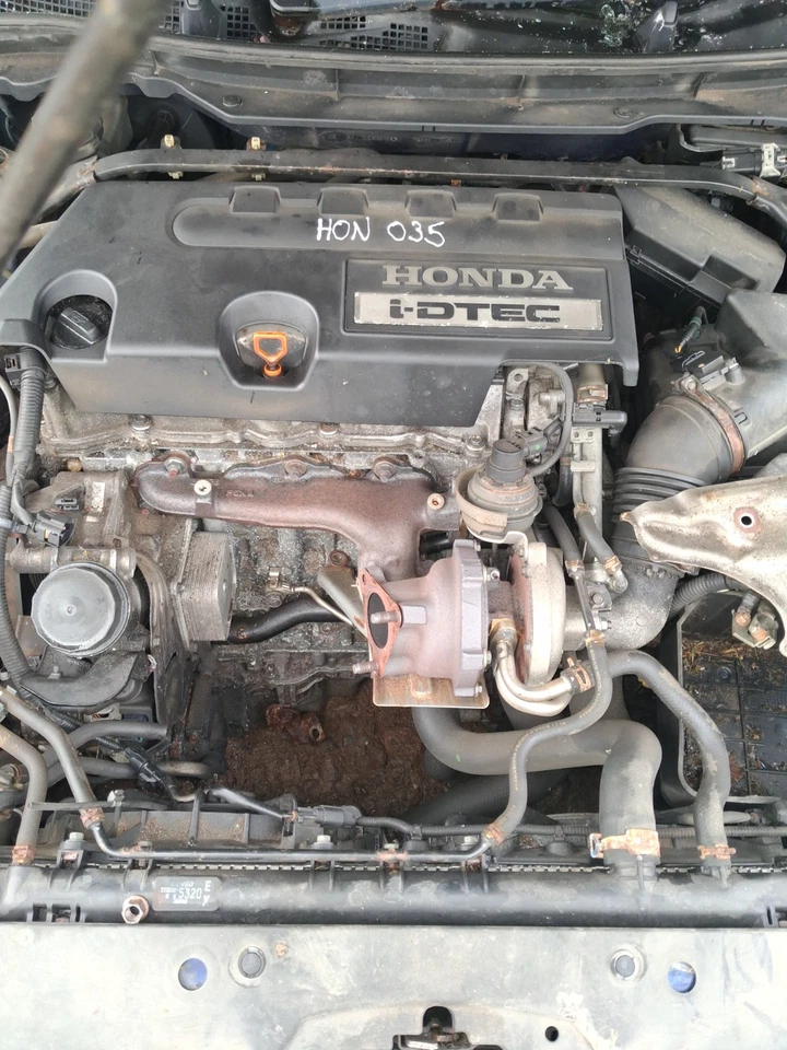 2010 HONDA ACCORD 2.2 DIESEL 150BHP N22B1 ENGINE WITH TURBO PUMP AND INJECTORS - Image 4 of 4