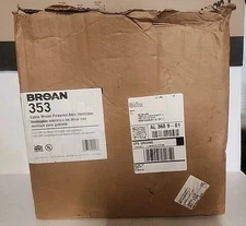 Broan-NuTone 353 1020CFM Silver Electric Powered Gable Mount Gable Louver Vent