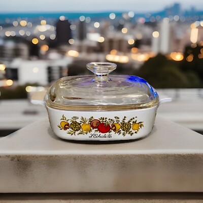 Rare Corelle Covered Casserole Vintage Corelle Corelle Spice Of
