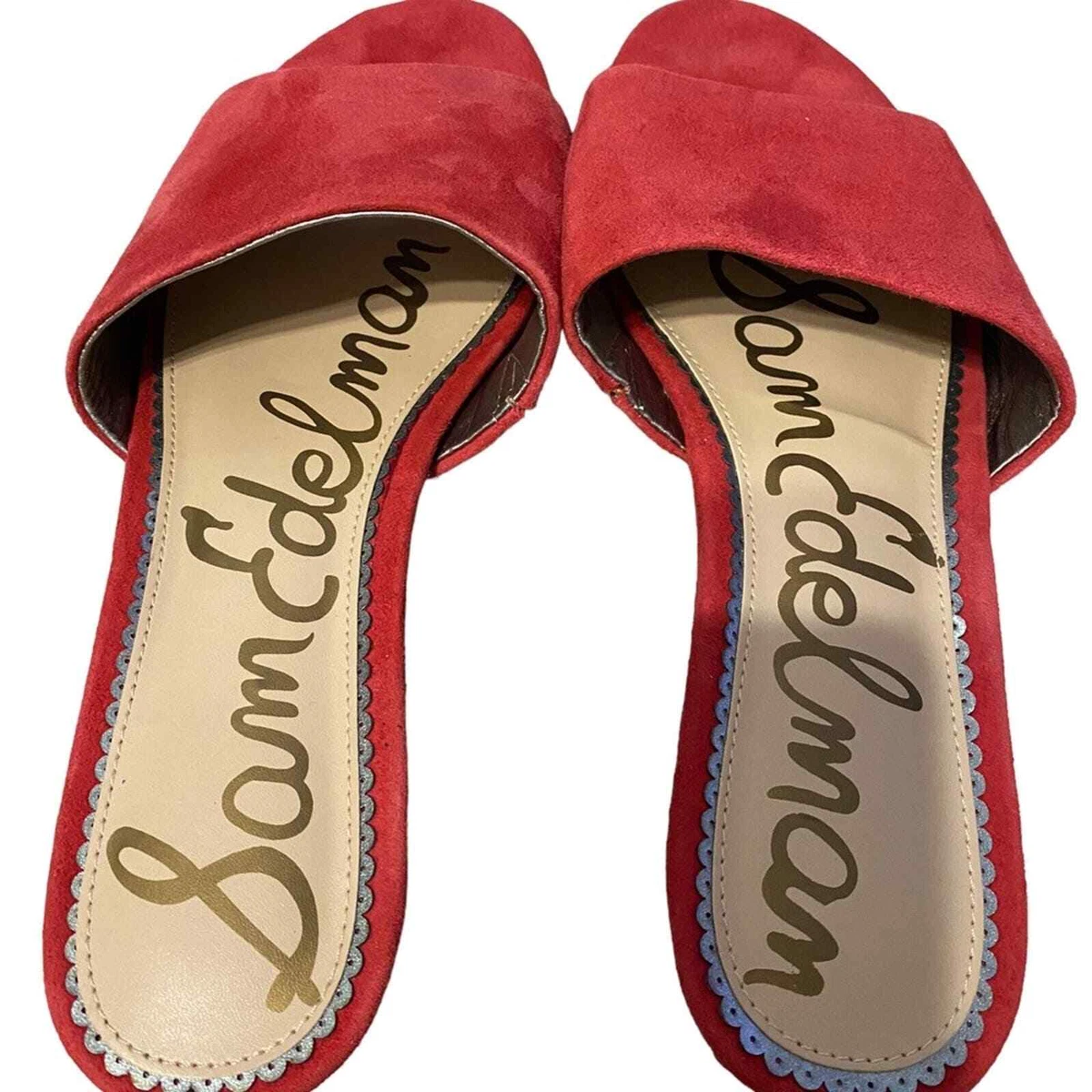 Sam edelman red best sale mules