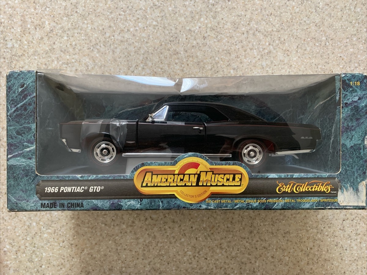 ERTL American Muscle 1:18 1966 Pontiac GTO - Black - NOS Unopened
