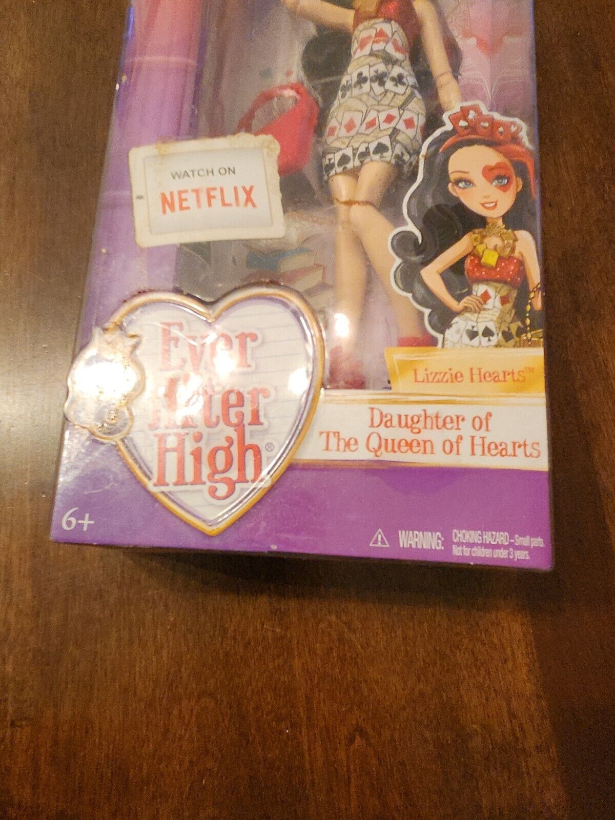 Ever After High Lizzie Hearts, Brinquedo Mattel Usado 67873972