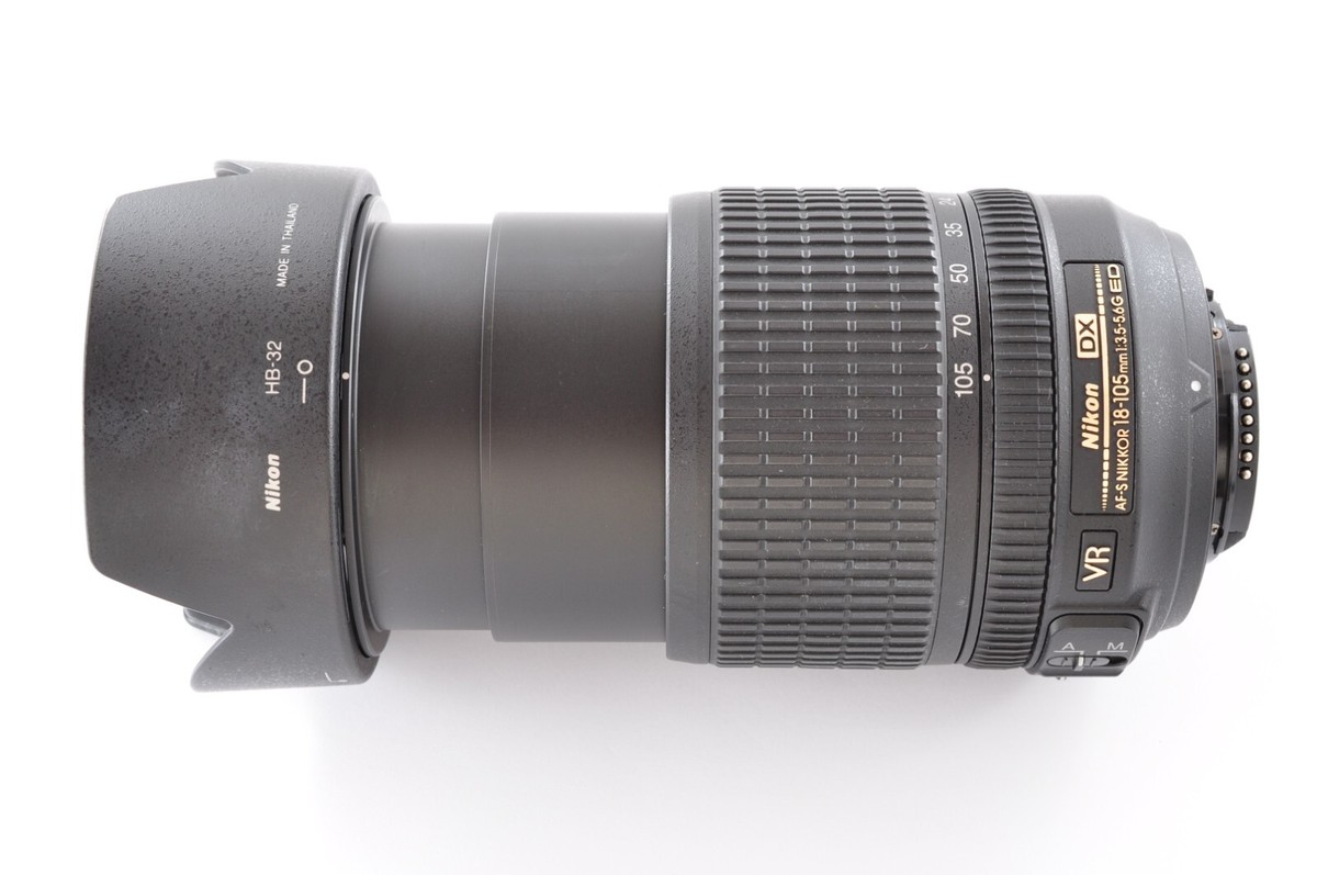 【美品】 Nikon DX AF-S NIKKOR 18-105mm Nikon DSLR Lens, AF-S DX 18-105mm f/3.5-5.6G ED VR, Ø67