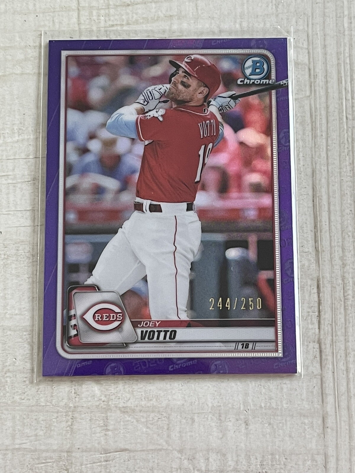 2020 Bowman Chrome Joey Votto 244/250