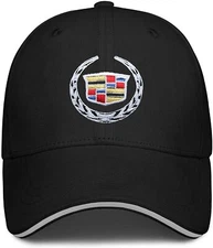 Ca-di-llac Adjustable Baseball Cap Hip-pop Hat Outdoor Sports Cap Unisex