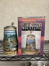Budweiser America The Beautiful Great Smoky Mountains Lidded Stein CS297
