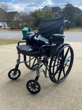 Drive Medical Black Wheelchair with Arms Styles and Adjustable Legs