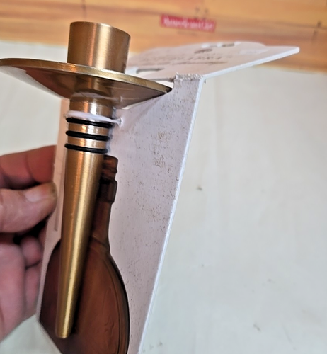 Northern Lights "Bottelabra"; Taper Candle Accessory for Wine Bottle - Picture 4 of 4