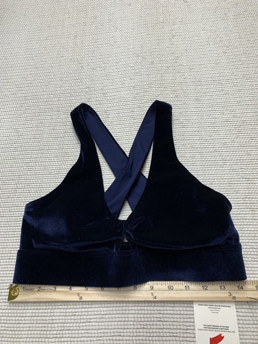 Fabletics Blue Velvet XS/4 Leggings & Bralette NWT - Picture 11 of 15