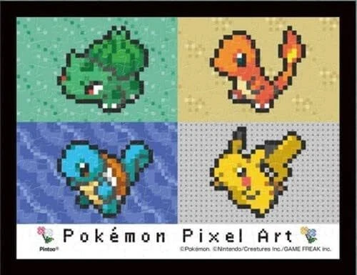 Pokemon Pixel Art Kanto 150 piece Bean Jigsaw Puzzle ENSKY JAPAN MA-79