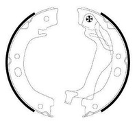 Handbremsbacken Toyota Corolla 1.4-2.0 D-4D 04-07