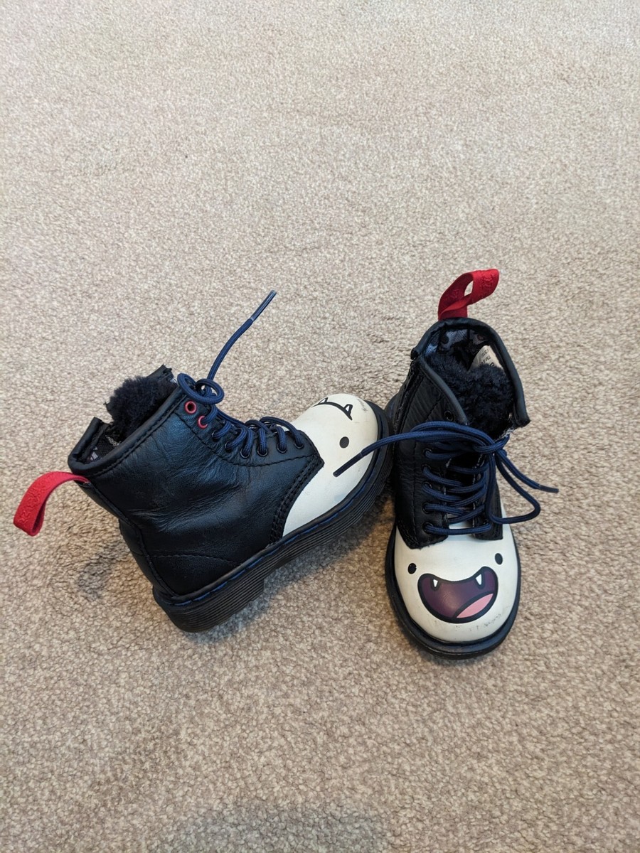 Kids Dr Martens Cartoon Network Rare Fleece Tongue Zip/Lace Up - Main Image