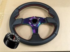 Civic Integra Db Da Dg Ef Carbon Cf Black Neo Chrome Center Steering Wheel Hub Civic Integra Db Da Dg Ef Carbon Cf Black Neo Chrome Center Steering Wheel Hub