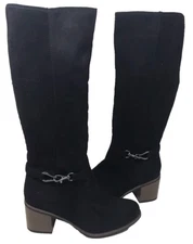 Sonoma Women's Mandible Zip Up Knee-High Fashion Boots Black Size:7.5 119U