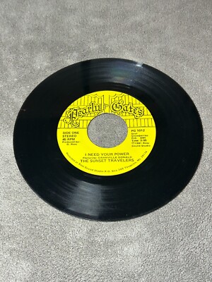 The Sunset Travelers - I Need Your Power / Great Things - Pearly Gates - VG+/VG+
