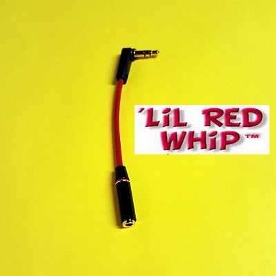 The 'Lil Red Whip-Safety Breakaway -Pro Headphone Extension  DSLR IFB ENG mixer