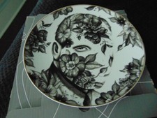 ROSENTHAL, GERMANY "CILLA MARIA BY PIETRO SEDDA" TATTOO PLATE N.5. STUNNING 