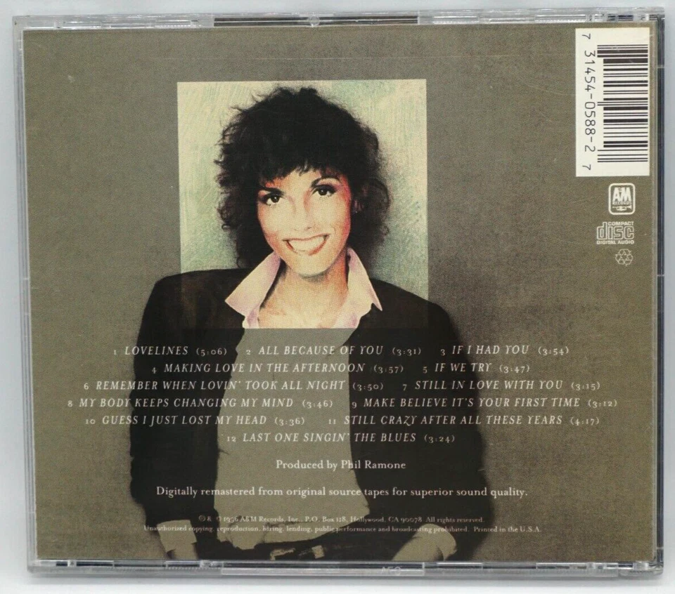 Karen Carpenter : Self Titled  CD Album (USA 1996 PRESS) - The Carpenters - HTF - Image 2 of 3