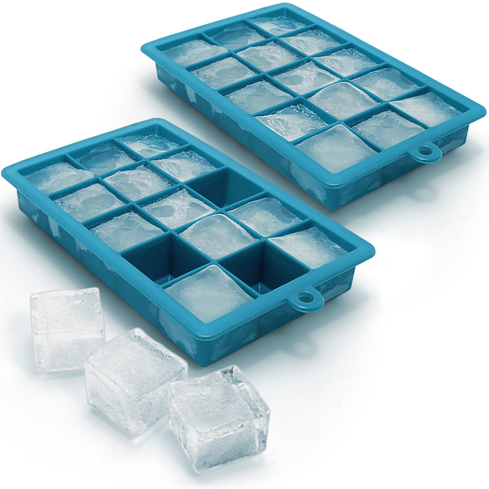 Ice Cubes In Tray ROks Ice Tray Patented Base For Custom Ice Inserts