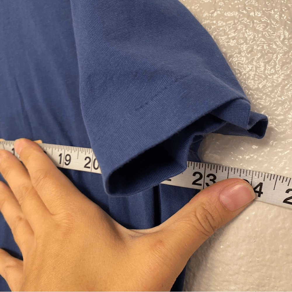 Polo Ralph Lauren Signature Big Pony T shirt arcobaleno logo pastello cotone blu navy L