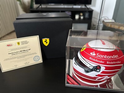 2023 Charles Leclerc mini helmet in 1:2 scale - Monaco Special Edition