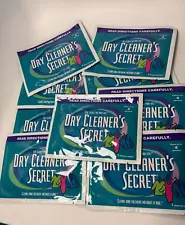 Dry Cleaner's Secret at Home Dry Cleaning 9 Sheets Bagless Formula, Sealed Lot