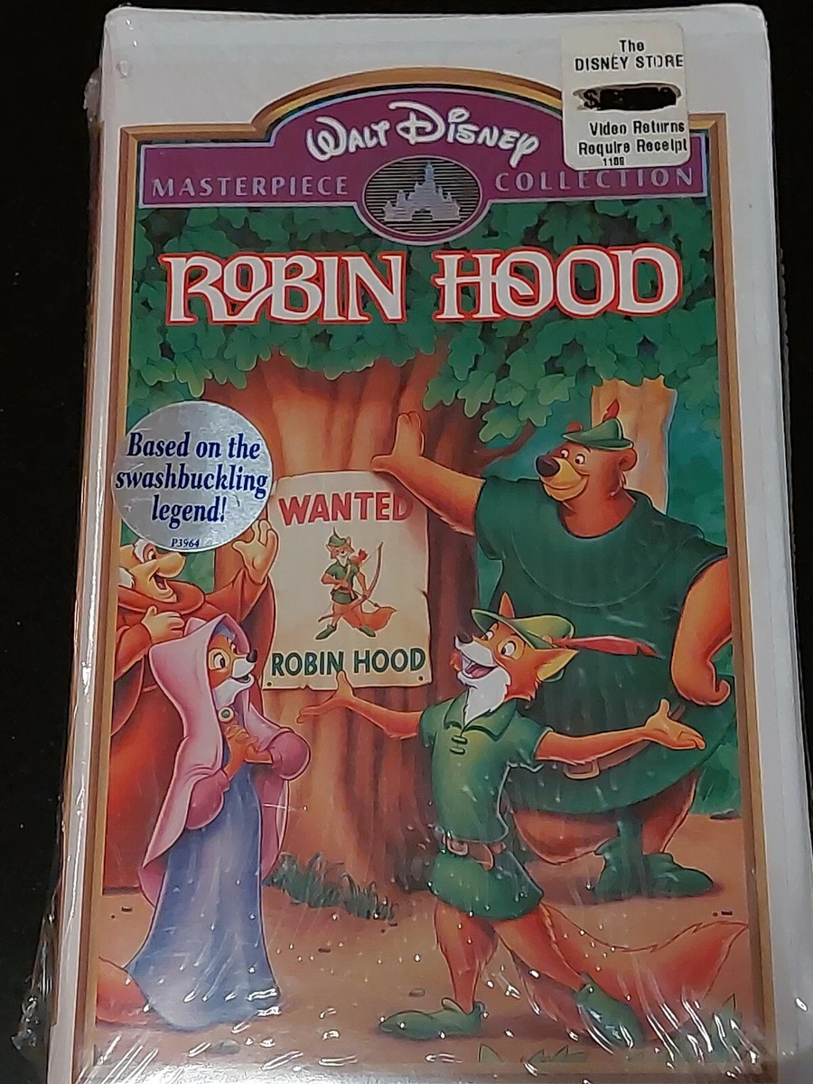 Unopened Walt Disney Masterpiece Collection Robin Hood VHS. | eBay
