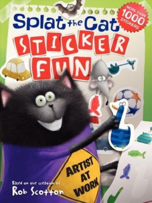 Splat the Cat: Sticker Fun: Includes More Th- 0062115944, Rob Scotton, paperback