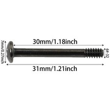 30PCS Computer Case Fan Part Desktop Computer Power Supply Fan Long Screw Bla...