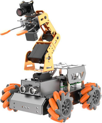 Matserpi Robotic Arm Car Kit for Raspberry Pi - AI Vision, 5DOF, Educational Rob