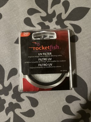 Rocketfish UV Filter 58mm RF-UVF58 Camera Lens Ultraviolet Filter