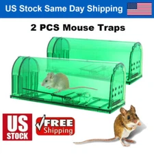 Humane Rat Trap Cage Animal Pest Rodent Mice Mouse Control Live Bait No Kill