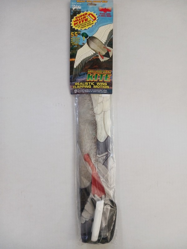 Vintage Unopened Gayla Wildlife Wing Flapper Mallard Duck 55" Wing Span Fly Kite