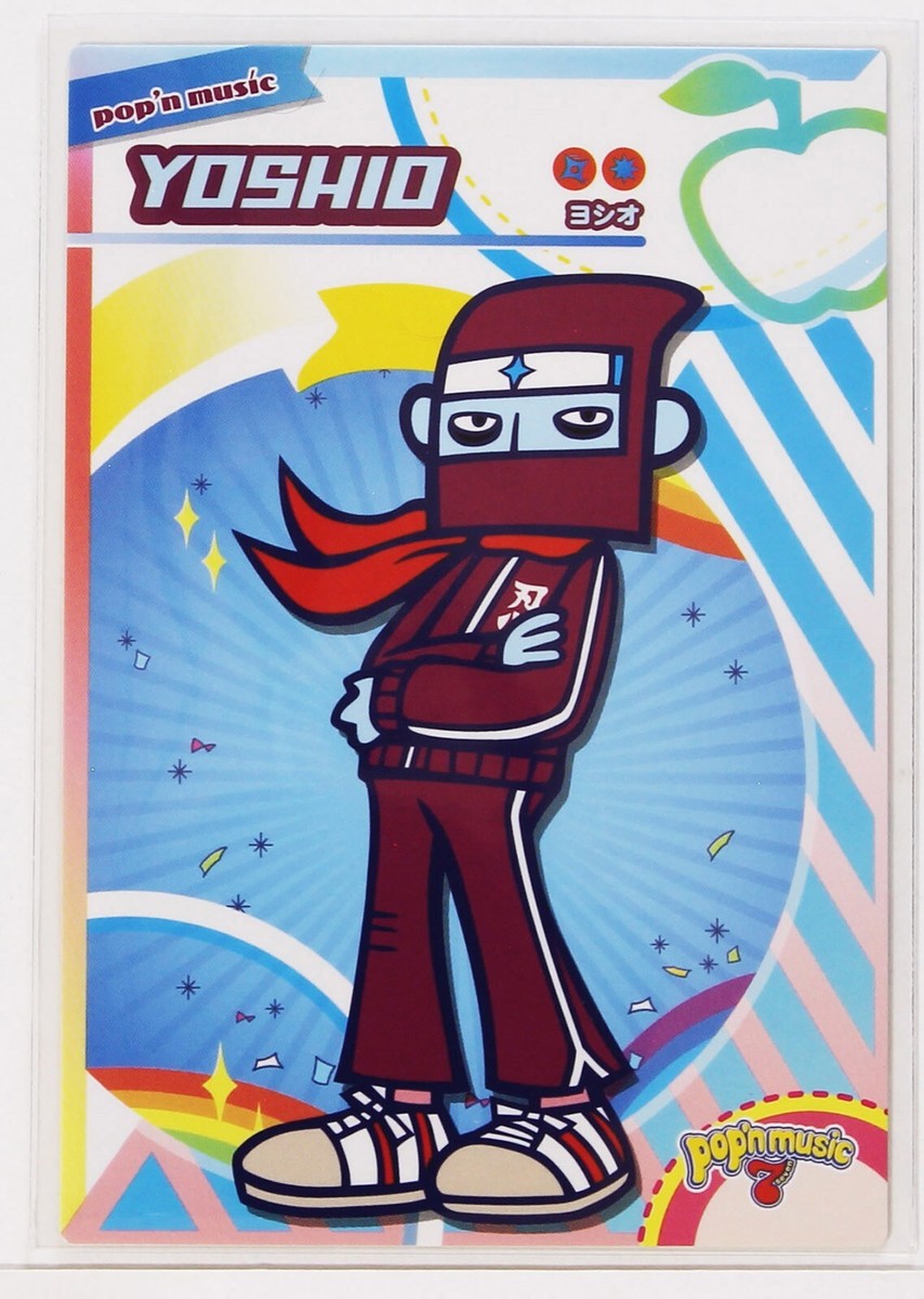 Pop'n Music Card Yoshio PN23N007 KONAMI Japan Game Character | eBay