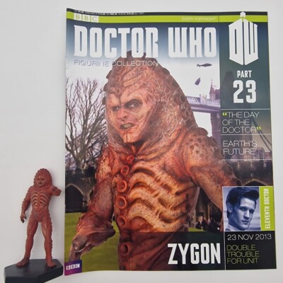 Doctor Who Zygon Figur Model Collection und Dr Who Magazin Eaglemoss 2012