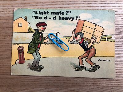  Light Mate?   No D-D Heavy!  Seaside Comedy 1919 Comicus