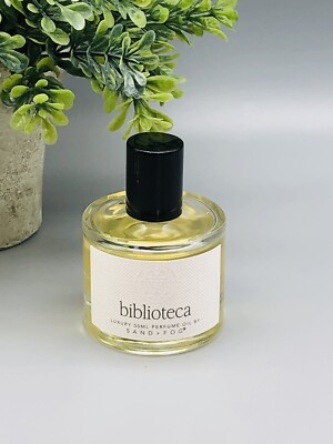 Sand + Fog Bibliotheca Luxury Perfume Oil Rollerball 1.7 New