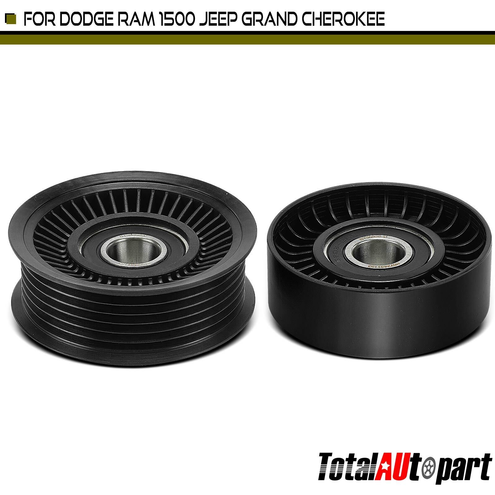 Belt Tensioner Pulley for Jeep Grand Cherokee Liberty Commander Dodge Ram 1500 Replacement-image