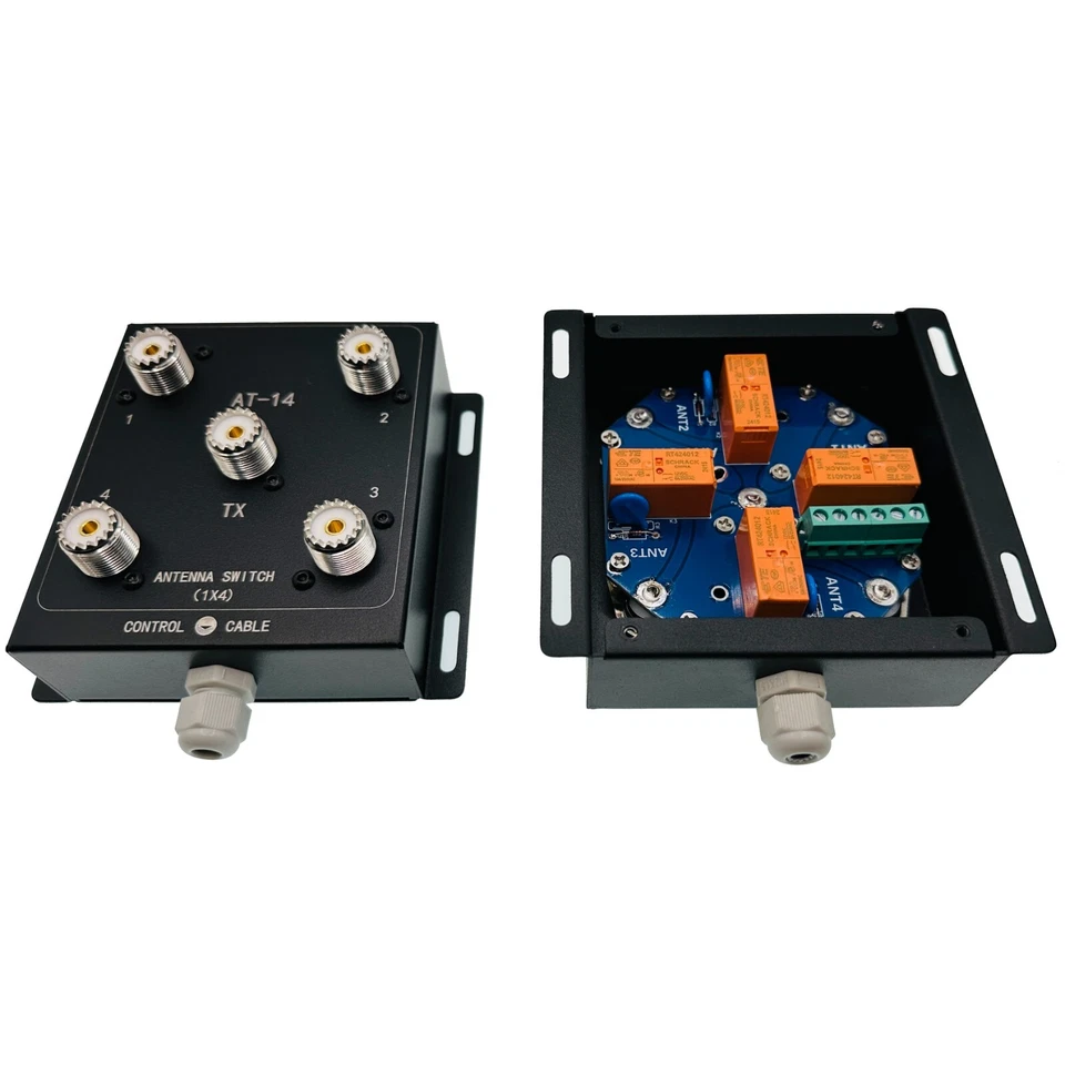 AT-14 4-Way Coax Remote Antenna Switch KIT SO-239 1.8MHz-60MHz 500W PEP - Image 3 of 4