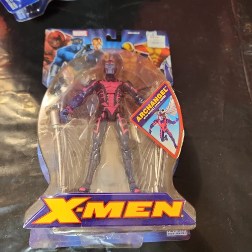 Figura de acción Toy Biz Marvel Legends X-Men clásicos Arcángel rara 2005 de colección